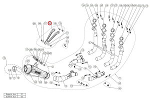 AKRAPOVIC AN|rb` yyAp[czP-MBB10R3/2 muffler bracket carbon S1000RR BMW }t[Xe[ }t[