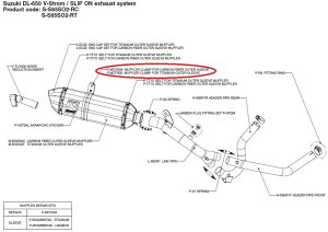 AKRAPOVIC AN|rb` yyAp[czP-MCTR26 muffler clamp for titanium outer sleeve V-STROM650 FZ8 FEZER SUZUKI XYL YAMAHA }n }t[Xe[ }t[
