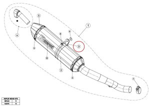 AKRAPOVIC AN|rb` yyAp[czP-MCTR27 muffler clamp ca 750S NC700S NC700X NC750X VFR1200X CROSSTOURER VFR800X CROSSRUNNER HONDA z_ }t[Xe[ }t[