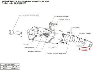 AKRAPOVIC AN|rb` yyAp[czP-R37 clamp VERSYS650 KAWASAKI JTL }t[NvET{gNv }t[
