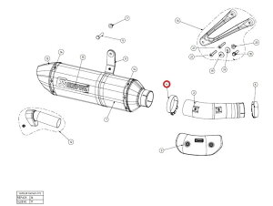 AKRAPOVIC AN|rb` yyAp[czP-R56/1 clamp SS S1000RR BMW }t[NvET{gNv }t[