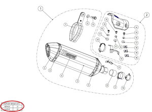 AKRAPOVIC AN|rb` yyAp[czP-RKS240ZT32 muffler sleeve kit VERSYS-X 250 300 KAWASAKI JTL ̑}t[IvVECi }t[