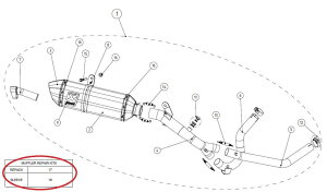AKRAPOVIC �A�N���|�r�b�` �y���y�A�p�[�c�zP-RKS298RC40 mrrsk tip 298 V-STROM650 SUZUKI �X�Y�L ���̑��}�t���[�I�v�V�����E��C���i �}�t���[