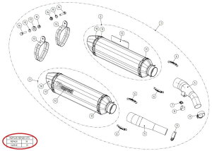AKRAPOVIC AN|rb` yyAp[czP-RKS337RT40 muffler sleeve kit FJR1300 YAMAHA }n ̑}t[IvVECi }t[