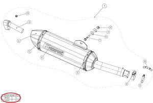 AKRAPOVIC AN|rb` yyAp[czP-RKS368RSS35 muffler sleeve kit CB400F CB400X CB500F CB500X CBR400R CBR500R HONDA z_ ̑}t[IvVECi }t[
