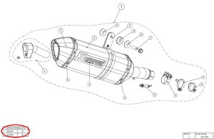 AKRAPOVIC AN|rb` yyAp[czP-RKS404ZC30 muffler sleeve kit NINJA250R NINJA300 Z250 Z300 KAWASAKI JTL ̑}t[IvVECi }t[