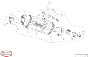 AKRAPOVIC AN|rb` yyAp[czP-RPCK108 muffler repack kit NINJA250R NINJA300 Z250 Z300 KAWASAKI JTL ̑}t[IvVECi }t[