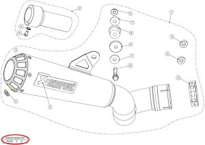 AKRAPOVIC AN|rb` yyAp[czP-RPCK115 muffler repack kit CBR1000RR NINJA125 NINJA250SL Z125 Z250SL XSR700 HONDA z_ KAWASAKI JTL YAMAHA }n ̑}t[IvVECi }t[