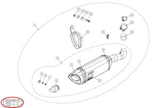 AKRAPOVIC AN|rb` yyAp[czP-RPCK127 muffler repack kit YZF-R25 YZF-R3 YAMAHA }n ̑}t[IvVECi }t[