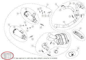 AKRAPOVIC AN|rb` yyAp[czP-RPCK136 muffler repack kit MONSTER797 Plus SCRAMBLER CAFERACER FULL THROTTLE ICON URBAN CLASSIC ENDURO DUCATI hDJeB ̑}t[IvVECi }t[