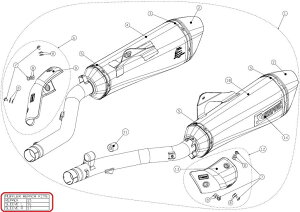 AKRAPOVIC AN|rb` yyAp[czP-RPCK54 muffler repack kit K1600GT K1600GTL BMW ̑}t[IvVECi }t[