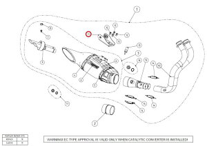 AKRAPOVIC AN|rb` yyAp[czP-X139 bracket SS FZ-07 MT-07 XSR700 YAMAHA }n }t[Xe[ }t[