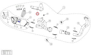 AKRAPOVIC AN|rb` yyAp[czP-X145 bracket SS FZ-07 MT-07 TRACER700 TRACER700GT XSR700 YAMAHA }n }t[Xe[ }t[