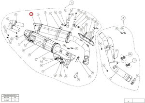 AKRAPOVIC AN|rb` yyAp[czV-EC106 end cap ca YZF-R1 YAMAHA }n }t[GhLbv }t[