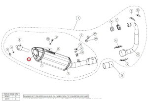 AKRAPOVIC AN|rb` yyAp[czV-EC173 end cap ca ER-6F ER-6N NINJA650 MT-125 YZF-R125 KAWASAKI JTL YAMAHA }n }t[GhLbv }t[
