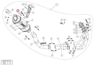 AKRAPOVIC AN|rb` yyAp[czV-EC174 end cap ca G310GS G310R 750S NC700S NC700X NC750X NINJAZX-6R 636 Z800 E VERSION ZX-6R GSX-R1000 BMW HONDA z_ KAWASAKI JTL SUZUKI XYL }t[GhLbv }
