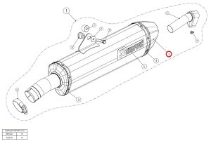 AKRAPOVIC AN|rb` yyAp[czV-EC200 end cap ca F800GT F800R BMW }t[GhLbv }t[