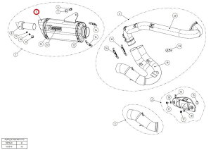 AKRAPOVIC AN|rb` yyAp[czV-EC205 end cap ca HYPERMOTARD HYPERSTRADA MONSTER1200 MONSTER1200S MONSTER821 DUCATI hDJeB }t[GhLbv }t[