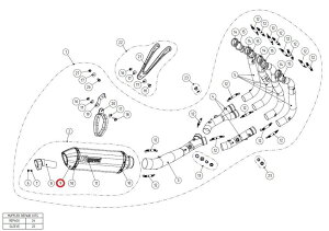AKRAPOVIC AN|rb` yyAp[czV-EC30 end cap S1000R S1000RR VFR1200F BMW HONDA z_ }t[GhLbv }t[