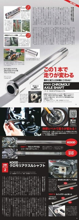 楽天市場】KOOD クード フロントアクスルシャフト GSX-R125 SUZUKI 