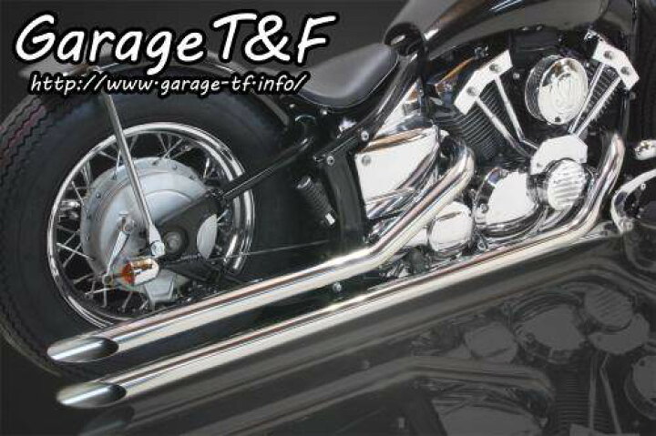 楽天市場】Garage T&F ガレージ ロングドラッグパイプマフラー タイプ1 