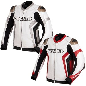 DEGNER fOi[ [VOU[WPbg^COW LEATHER RACING JACKET U[WPbg WPbg Ap