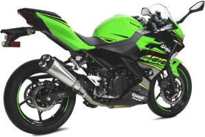 IXRACE アイエックスレース ヘキサゴン デュアルエンド スリップオン マフラー NINJA400 KAWASAKI カワサキ スリップオンマフラー サイレンサータイプ:マットポリッシュ・ステンレス(M9)