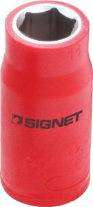SIGNET シグネット 1/2SQ 絶縁ソケット 6角 14MM ミリ(1/2ソケット) ソケット ハンドツール