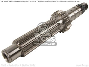 CMS �V�[�G���G�X (131270666) SHAFT-TRANSMISSION IN ER650CAF ER6N USA EX650A6F NINJA 650R 2006 CALIFORNIA CANADA EX650A7F 750 EX650A8F 2008 EX650C9F 2009 EX650CAF 2010 KLE650A8F VERSYS KLE650A9F KLE650CAF KAWASAKI �J���T�L �~�b�V�����E�M�A