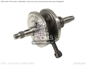 CMS V[GGX CRANK SHAFT COMP CG125ES 2004 4 ENGLAND EUROPEAN DIRECT SALES 2007 7 HONDA z_ NNVtg GWp[c GW