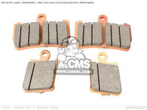 CMS V[GGX (06455MGE016) PAD SETCFR VFR1200F A AUSTRALIA CHINA ENGLAND / MKH EUROPEAN DIRECT SALES FRANCE CMF KOREA B VFR1200FD BRAZIL HONDA z_ u[Lpbh u[L