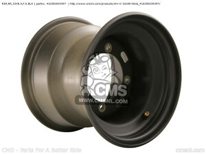 CMS �V�[�G���G�X RIM�CRR�C10X8.5�CF.S.BLA KAF400-A9F MULE610 2009 USA / 4X4 KAF400-ADF 2013 KAF400-AEF 2014 KAF400-B9F MULE600 KAF400-BAF 2010 KAF400-C9F KAF400-CAF KAWASAKI �J���T�L ���̑��z�C�[���I�v�V�����E��C���i �z�C