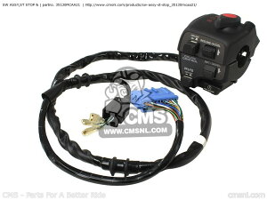 CMS �V�[�G���G�X SW ASSY�CST STOP & GL1800 GOLDWING 4 USA 5 GL1800A AUSTRALIA ENGLAND EUROPEAN DIRECT SALES FRANCE / CMF IRELAND HONDA �z���_ �n���h���X�C�b�`�E�X�C�b�`�{�b�N�X �n���h�����Ӄp�[�c �n���h��