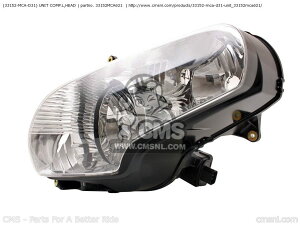 CMS �V�[�G���G�X (33152-MCA-D31) UNIT COMP.L�CHEAD GL1800A GOLDWING 1 EUROPEAN DIRECT SALES FRANCE / CMF 2 3 4 5 HONDA �z���_ �w�b�h���C�g ���Η� �d���n