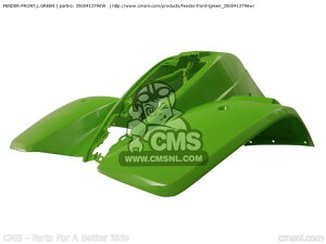 CMS �V�[�G���G�X FENDER-FRONT�CL.GREEN KSF250-A15 KFX250 MOJAVE 2001 USA KSF250-A16 2002 KSF250-A17 2003 KSF250-A18 2004 KAWASAKI �J���T�L �t�����g�t�F���_�[ �t�F���_�[�֘A �O��