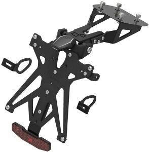 LighTech ���C�e�b�N �A�W���X�^�u���i���o�[�v���[�g�z���_�[ YZF-R125 YAMAHA ���}�n �i���o�[�X�e�[ �O�� �^�C�v�F�R���v���[�g�o�[�W����