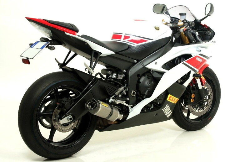 楽天市場】ARROW アロー THUNDER スリップオンマフラー YZF R6 YAMAHA 