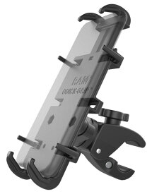 RAM MOUNTS ラムマウント クイックグリップ クレイドルホルダー(M)＆タフクロー(S)セット スマートフォンホルダー・スマートフォンマウント 電子機器類