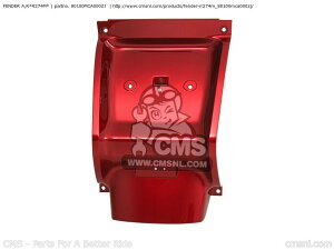CMS �V�[�G���G�X FENDER A�CR*R274M* GL1800 GOLDWING 3 USA 4 GL1800A CANADA / CMF ENGLAND EUROPEAN DIRECT SALES FRANCE HONDA �z���_ ���A�t�F���_�[ �t�F���_�[�֘A �O��