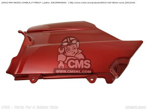 CMS V[GGX (83512-MAF-000ZW) COVERCR.L*TYPE23* GL1500A GOLDWING ASPENCADE Y AUSTRALIA / KPH USA GL1500SE SPECIAL EDITION AUSTRIA ENGLAND MKH EUROPE DIRECT SALES FINLAND FRANCE CMF GERMANY SINGAPORE SPAIN SWEDEN SWITZERLAND HONDA z_ J