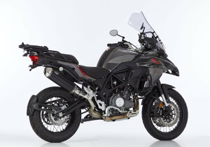 SHARK V[N DSX-5 slip on exhaust (2-1) XbvI}t[ TRK 502 X BENELLI xl }t[ materialFeloxed aluminium^end cap polished stainless steel(colourFblack)