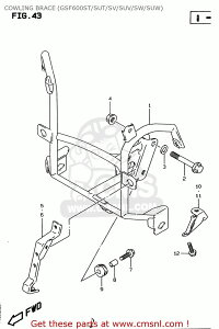 CMS �V�[�G���G�X (9451026E10) BRACE COMP�CCOWLING GSF600 1995 S E02 E04 E18 E22 E25 E34 1996 T E17 1997 V / P37 1998 W 1999 X GSF600S E24 BANDIT USA E03 GSF600S1998 GSF600SU GERMANY GSF600U SUZUKI �X�Y�L �J�E���X�e�[ �O��