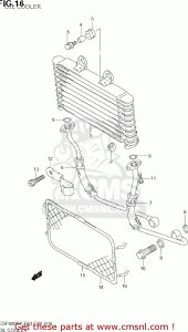 CMS �V�[�G���G�X (1647026E30) HOSE�COIL COOLE GSF600S BANDIT 2000 Y USA E03 2001 K1 2002 K2 2003 K3 SUZUKI �X�Y�L �I�C���N�[���[ ��p�֘A �G���W��