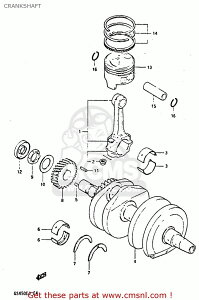 CMS V[GGX (12220-01D02) CRANKSHAFT GS450L 1985 F USA E03 1986 G 1987 H 1988 J GS450S 1984 E E06 E15 E34 E39 FINLAND ITALY AUSTRIA E04 E22 E77 GS450SU GERMANY SUZUKI XYL NNVtg GWp[c GW