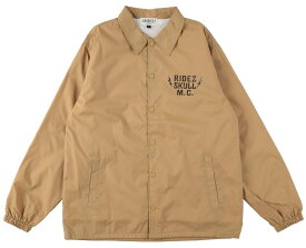 RIDEZ ライズ SKULL MC COACH JKT バイク 防風 コーチ ジャケット