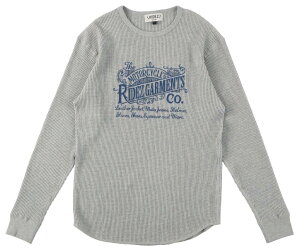 RIDEZ CY CO.THERMAL L^S TEE 10.3oz T[} T TVc Ap