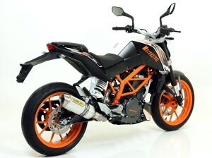 ARROW アロー THUNDER スリップオンマフラー RC 125 390 DUKE KTM マフラー サイレンサー材質:アルミニウムダーク