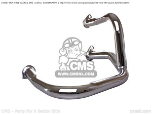 CMS �V�[�G���G�X (62601-MCA-S40) GUARD�CL ENG GL1800 GOLDWING 1 USA 2 3 4 5 6 AUSTRALIA / GH BRAZIL ENGLANDGH EUROPEAN DIRECT SALES FRANCE CMF IRELAND GL1800A KMH CANADA ENGLAND HONDA �z���_ �G���W���K�[�h �t���[��
