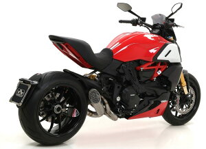 ARROW アロー PRO-RACE スリップオンマフラー DIAVEL 1260 S DUCATI ドゥカティ マフラー サイレンサー材質:ステンレスダーク
