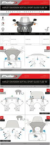 Puig �v�[�` �n�C���[�h�X�N���[�� �c�[�����O (High-Road Screen - Touring) FLSB Softail Sport Glide HARLEY-DAVIDSON �n�[���[�_�r�b�h�\�� �X�N���[�� �O��